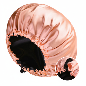 2025 nuevo gorro de dormir de color a la moda para mujer, gorro de Pelo elástico a la moda, gorro de baño redondo grande, ropa de calle de alta calidad - Product Image 1