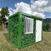 Maisons modulaires préfabriquées en acier YT à 2 chambres, pour usage familial, garages, abris, hôtels, design moderne du milieu du siècle, résistance au vent de classe 8