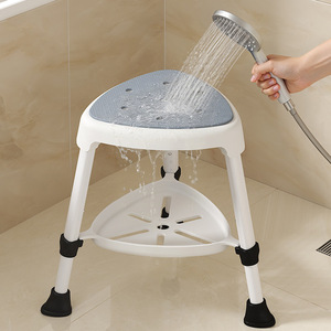Chaise de douche triangulaire OEM, capacité 150 kg, antidérapante, pour personnes âgées, femmes enceintes et enfants - Product Image 1