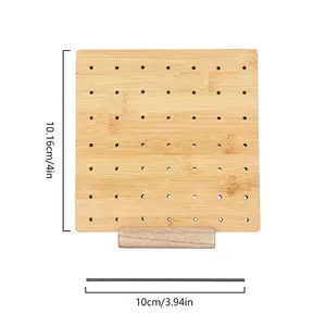 Planche à tricoter en bois réutilisable, tapis de blocage artisanal pour le tricot, idéal pour les créations <span class=keywords><strong>Granny</strong></span> Square, les amateurs de broderie et les fournitures de couture - Product Image 6