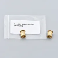 2Pcs Original Motor Gear Transmission Spare Parts for HP DesignJet 5000 5100 5500 UV Wide Format Plotter