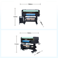 Impresora UV DTF Senchro de 60 cm (24 Pulgadas) 2 en 1 para Impresión y Laminación, Cabezal de Impresión Epson I3200, Tinta UV Nueva, 1 Año de Garantía, Automática, RIIN