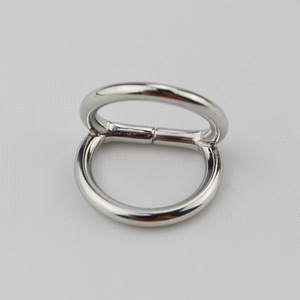 Metal Double D Ring Buckle 12x9mm Adjustable For <b>Bags</b> Trench Coats Shoes <b>Hats</b> - Product Image 2