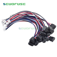 4-Pin-USB-Typ-C-Anschluss Buchse Mit Kartenverschluss 3A Hochstrom-Ladebuchse USB-C-Ladeanschluss