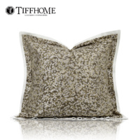 Tiff Home coussin décoratif de luxe 45*45 cm conception de boucle lavable pour salon canapé décor à la maison en gros
