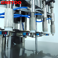 Machine de remplissage semi-automatique à 4 têtes pour flacons de 1L, pour alcool, eau, parfum, système de remplissage de précision