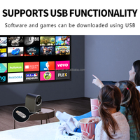 Autofocus 1080P 280ANSI Lumen 4k projecteur LED android