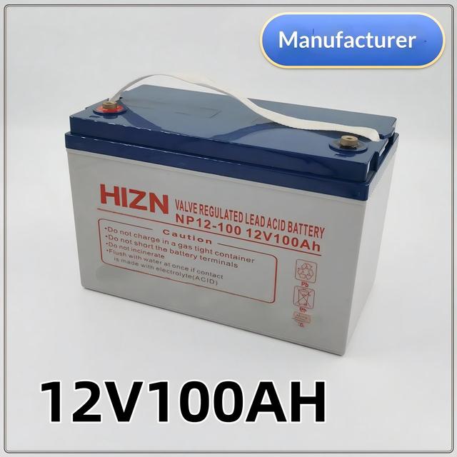 12V 100Ah VRLA Sealed Gel Solar Battery for UPS Uninterruptible Power Supply Lighting Systems