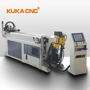 Precision CNC Tube Bender: Square Tubing, Manual Bender Set, 101mm Capacity, W24 Hydraulic Pipe Bending Machine