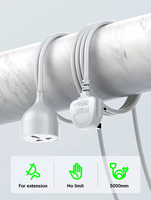 LDNIO SC1017 Rallonge universelle 5M anti-électrocution en PVC 2500W pour usage domestique et industriel, prises UK US EU