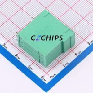 MX15EDGRH-3.81-2*03P-GN01-Cu-A Plug-in Terminal Block Bent Lead Through Hole,P=3.81mm Board-to-Board / Socket Closed 2x3P 3.81mm - Product Image 2