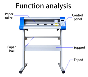 Cắt <span class=keywords><strong>plotter</strong></span> 2ft kích thước nhỏ tự động đường viền cho vinyl dán - Product Image 6