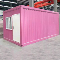 Casa Container Prefabbricata di Lusso 20ft 40ft in Legno e Acciaio con Pannelli Sandwich per Uso Alberghiero, Design Smontabile a Basso Costo