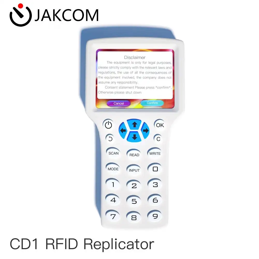 JAKCOM CD1 RFID çoğaltıcı yeni erişim kontrolü kart okuyucu maç kaldırmak için hayvan yongası tarayıcı en iyi rfid yazar zamanlama sistemleri