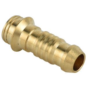 Conector universal de manguera de agua de metal con inserto de lengüeta de latón y rosca macho personalizable para varias necesidades de tamaño - Product Image 2