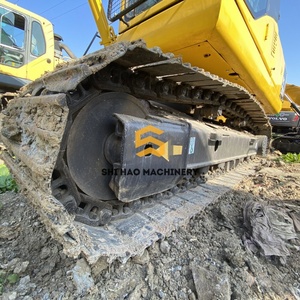 บริการหลังการขายสำหรับโครงการโครงสร้างพื้นฐาน รถขุดไฮดรอลิกแบบตีนตะขาบมือสอง โคมัตสึ PC200 ขนาด 20 ตัน พร้อมหัวขุดหลัง - Product Image 6