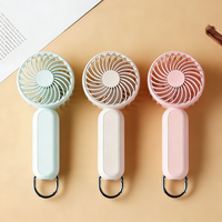 Mini Ventilador de Mano Portátil de Plástico con Motor sin Escobillas, 3 Velocidades, Silencioso, USB, para Auto, RV, Hotel y Uso en Exteriores - Ventiladores Personalizados al por Mayor