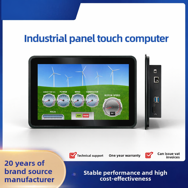 10.1"/15.6" Linux 3568 Industrial All-in-one Computer Capacitive Touch Screen Embedded Panel PC Tablet Industrial for Truck