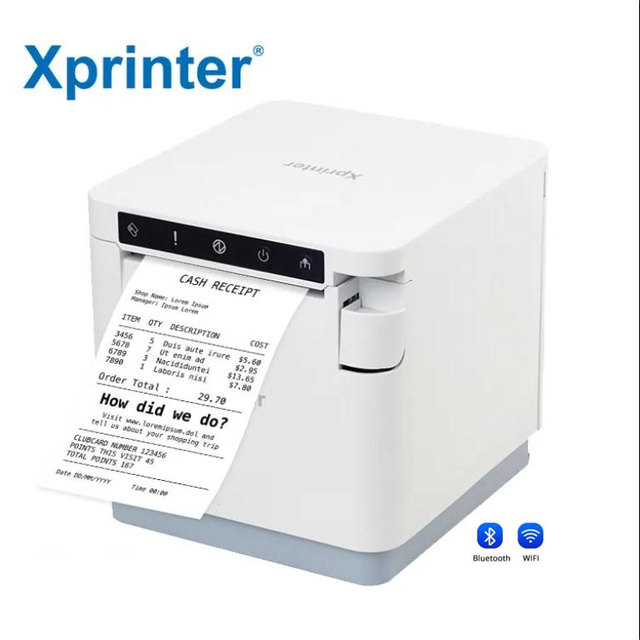 Xprinter XP-T890H 58mm 80mm Thermal Receipt Printer Pos and Barcode Shipping Label Printer with Usb and Lan Interface in Stock