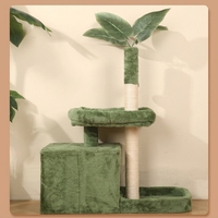 Arbre à chat écologique Novayapetix Green Tree avec condo, griffoir en sisal et centre d'activités