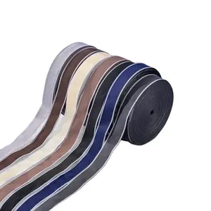 Sản xuất 100% Polyester 75mm ràng buộc Băng cạnh nệm vải băng trên cuộn