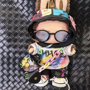 Labuibui Ensemble de vêtements pour poupée de dessin animé en plastique écologique de 17 cm avec lunettes de natation, en polyester, échelle 1:3, unisexe - Product Image 6