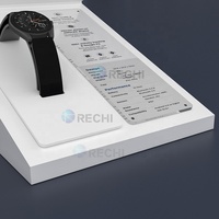 RECHI personnalisé compteur acrylique montre-bracelet détail POS présentoir support pour montre intelligente exposition support d'affichage avec signe