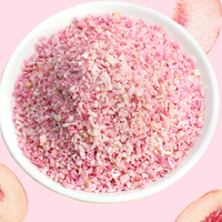 Guoyue Gevriesdroogd Roze Fruit Stukjes Gefriergetrocknete Honigpfirsich Lyofilizovane In Blokjes Gesneden Gevriesdroogde Honing Perzikkorrels