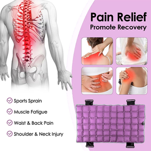 Paquete de gel frío y caliente cómodo de gran tamaño, terapia efectiva para aliviar el dolor de espalda con compresa fría y caliente, paquete de hielo - Product Image 3