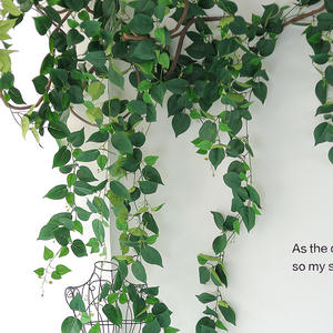 Hiedra Artificial Personalizada D446, 2.2m de Altura, 76 Hojas, Grado B1, Retardante de Fuego, Decoración para Bodas y Centros Comerciales - Product Image 3