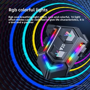 Y20 Nuevo Auricular Inalámbrico Compatible <span class=keywords><strong>con</strong></span> Todos los <span class=keywords><strong>Cascos</strong></span>, Manos Libres, <span class=keywords><strong>con</strong></span> Luces RGB y Música - Product Image 4