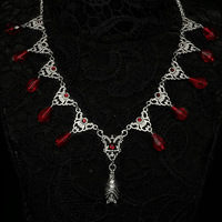 Collier Géométrique Halloween, Pendentif Chauve-souris Punk Sorcière, Accessoire Style Gothique, Bijou Halloween, Ras-de-cou