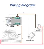 Système de gestion de batterie (BMS) certifié CE 72V 20S 60A continu 120A de crête NMC LiFePO4 pour bateaux électriques, carte PCB de batterie