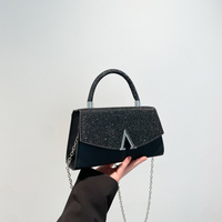 Sac à main rétro brillant pour femme 2026 – Nouveau sac bandoulière tendance texturé petit format carré – Sac à main tendance