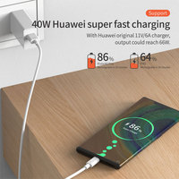 6A Super Fast Charge 66W USB C Câble de charge est pour Iphone/Huawei/Xiaomi/MacBook/MateBook Type C Câble de données