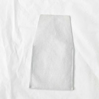 Pochette à bijoux personnalisée en velours avec rabat, surface douce type daim, anti-rayures pour bagues, boucles d'oreilles, colliers