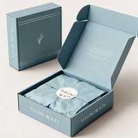 Boîte d'emballage pour hijab en carton ondulé avec logo personnalisé, boîtes d'expédition écologiques pour produits de beauté naturels, boîte à courrier en papier artisanal pour cadeaux