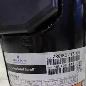 คอมเพรสเซอร์แบบสโครล Copeland รุ่น ZR61KC TF5 420 สำหรับงานทำความเย็นในอุตสาหกรรม - Product Image 1