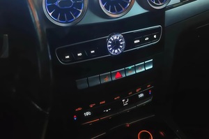 Accessori Interni Auto UPSZTEC, Parti per Veicoli SLK SLC <span class=keywords><strong>SL</strong></span>, Kit di Aggiornamento Pannello CD Originale per Mercedes-Benz con Orologio Intelligente - Product Image 6
