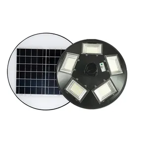 Led Outdoor Waterproof Ufo Solar Cell Street Light 10 CE DC 12V Terrace Lamp 80 ABS IP65 Yellow Solar Cell Light at Night Yellow