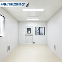 Décoration modulaire de salle d'opération médicale, conception de salle blanche personnalisée, solution clé en main pour les centres chirurgicaux hospitaliers