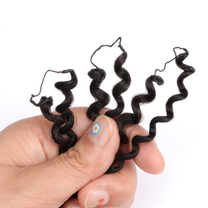 Extensioni per capelli umani vergini grezzi a onda d'acqua, senza colla, con doppia trama a macchina, micro-link, per trecce, tutti i colori - Product Image 3