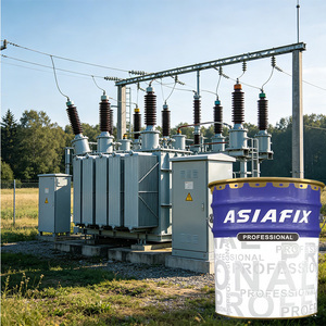 Vernice Protettiva Industriale Antiruggine <span class=keywords><strong>per</strong></span> Metallo a Base di Resina Epossidica e Catrame, Resistente alle Intemperie - Product Image 2