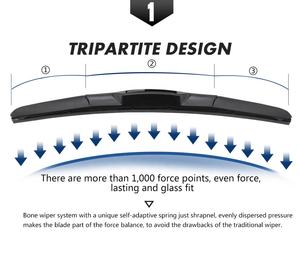 Ktion-limpiaparabrisas Universal híbrido para todas las estaciones, <span class=keywords><strong>accesorios</strong></span> de coche, fabricante de fábrica, venta al por mayor - Product Image 4