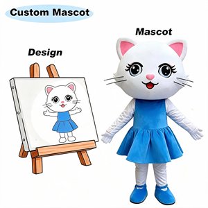 Costume de Mascotte Personnage Féminin en Peluche Personnalisé OEM, Design Hanfu 3D pour Filles, Tenue de Mascotte pour Adultes, Idéal pour Soirées Dansantes et Événements Promotionnels - Product Image 5