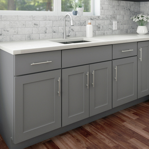 아파트 용 기본 액세서리 서랍 슬라이드 및 힌지가있는 미국 크기 주방 캐비닛의 현대적인 고급스러운 전체 세트 - Product Image 2