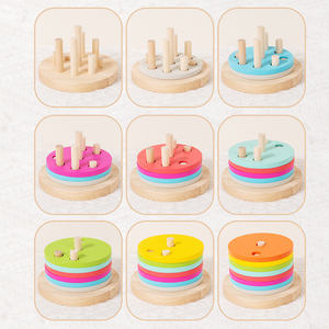 <span class=keywords><strong>Jeu</strong></span> d'empilage éducatif STEM en bois : Puzzle <span class=keywords><strong>de</strong></span> construction, tri <span class=keywords><strong>de</strong></span> <span class=keywords><strong>formes</strong></span> et <span class=keywords><strong>de</strong></span> couleurs, <span class=keywords><strong>jeu</strong></span> d'activité - Product Image 4