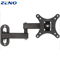 Eck-TV-Wandhalterung für 14-27 Zoll Bildschirme, Schwenkarm-Halterung, 10KG Tragkraft, Neigungsverstellbar, VESA 75x75 100x100