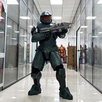 Armure tactique de guerrier robot en EVA faite à la main, ensemble complet avec casque pour carnaval et spectacles théâtraux