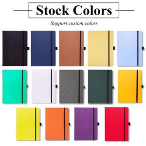High Quality Emboss A5 With Straps Pen <b>Cases</b> Journal Diary Hard Cover Printed Logo Note Book Pu Leather Notebook - Product Image 2